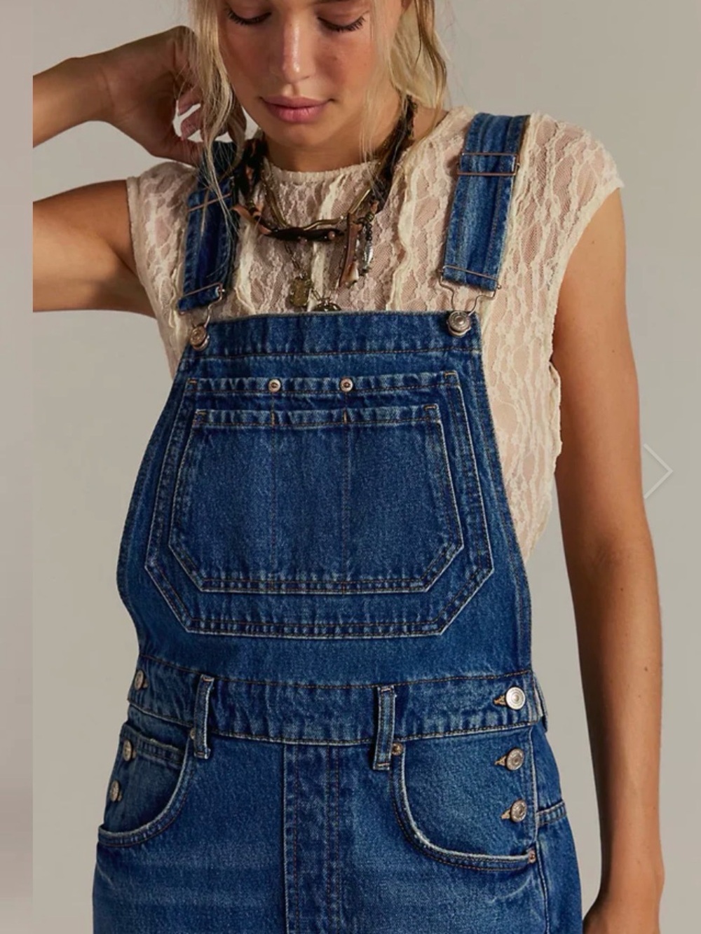 FREE PEOPLE DEEP TRANCE
OVERALLS |/ REVERIE - Picture 4 of 6